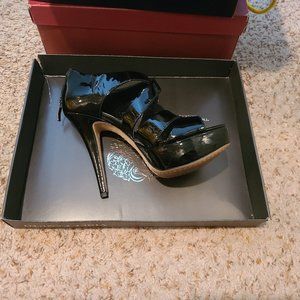 New Vince Camuto heels style VC-Melva 5.5 black smooth patent